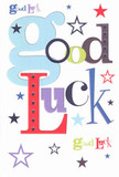 The spirit of encouragement radiates from this cheerful good luck card, as if echoing the supportive community found across Tunbridge Wells. 'Good Luck' is woven in playful fonts, each character awash in hues of pastel blue, deep crimson, mossy green, and royal purple-like a bouquet bursting with variety from a local florist. Dotted around the message, navy, pale lilac, and sunny lime stars scatter and dance, suggesting wishes cast into the endless Kentish sky above Royal Tunbridge Wells. Against the crisp whiteness of high-quality cardstock, every letter stands out, their tactile smoothness promising sincerity with every touch. The card feels like the reassuring press of a friend's hand before a big moment, whether for an exam at a local school or a new career step downtown. There's true optimism here-not just in the colours and the whimsical arrangement of stars, but also in the card's role as a companion for life's new chapters. Each element is carefully designed by a florist who knows just how special it is to mark a milestone and send a heartfelt bit of luck to someone dear.